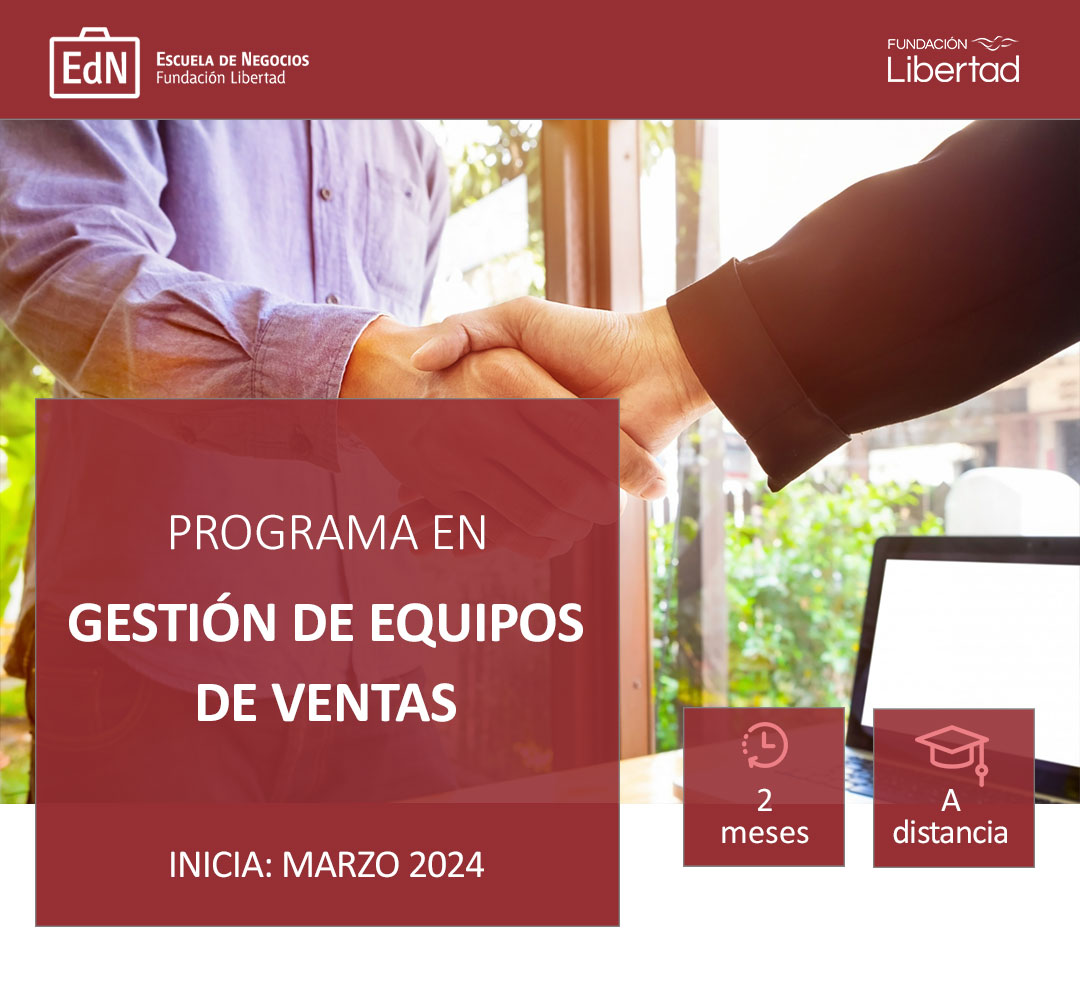 Programa en Gestión de equipos de Ventas